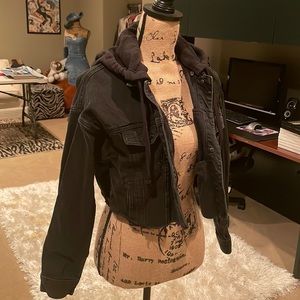 Forever 21 cropped denim jacket